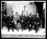 Diputacion de Chiapas, sentados: Cristobal Llaven y Castillo, Enrique Suarez, Venustiano Carranza, Lisandro Lopez y Daniel A. Zepeda, de pie: J. Amilcar Vidal.